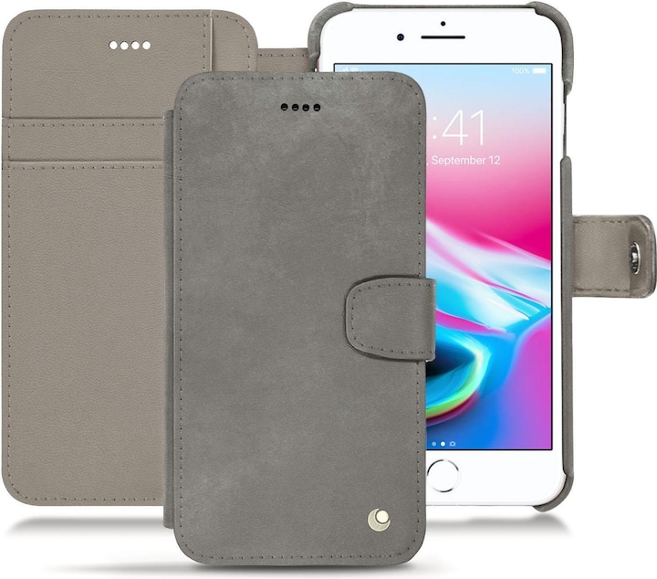 Noreve Cover in pelle portafoglio (Apple iPhone 8 Plus)