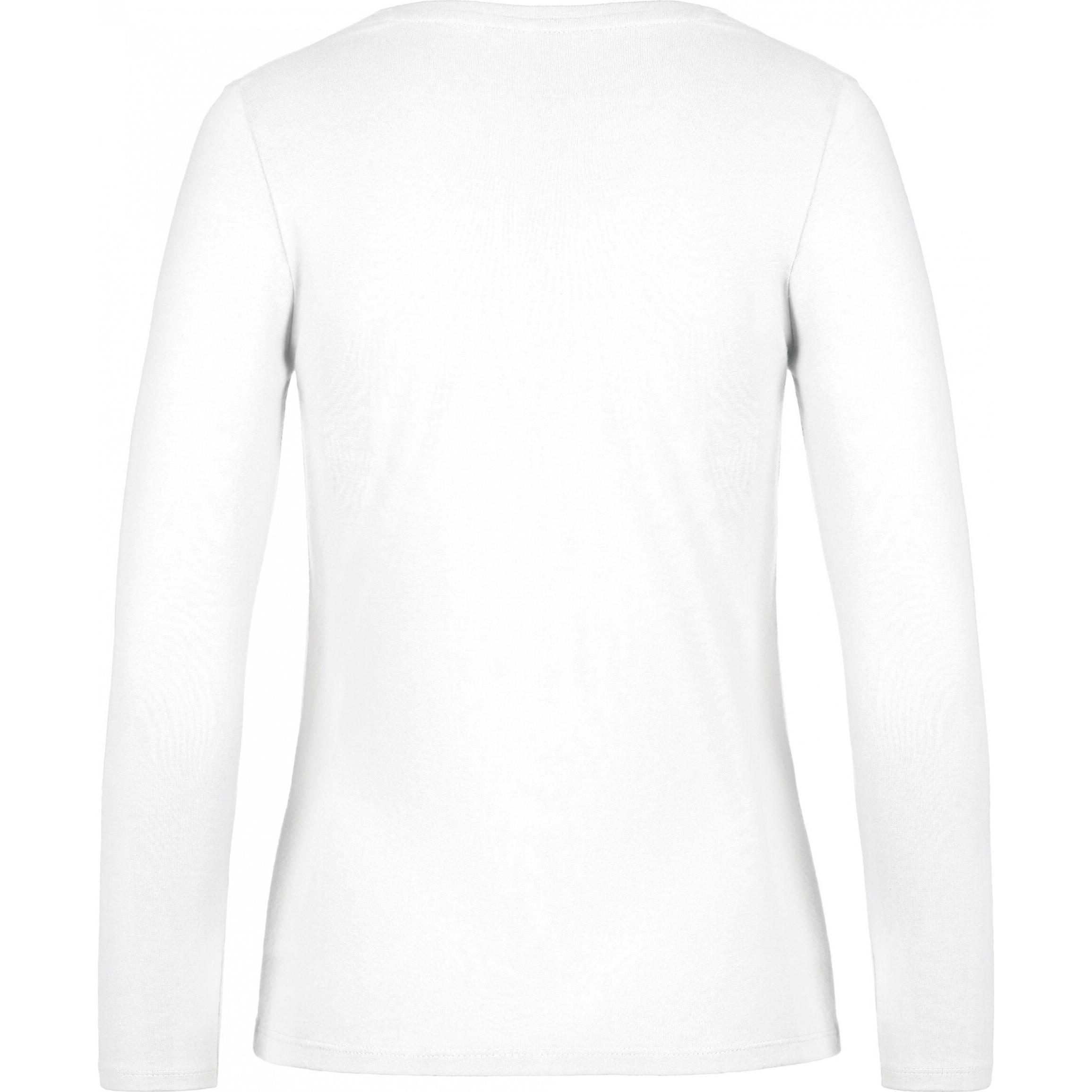 Thumbnail - B&C, Damen, Shirt, E190, Weiss, (S)