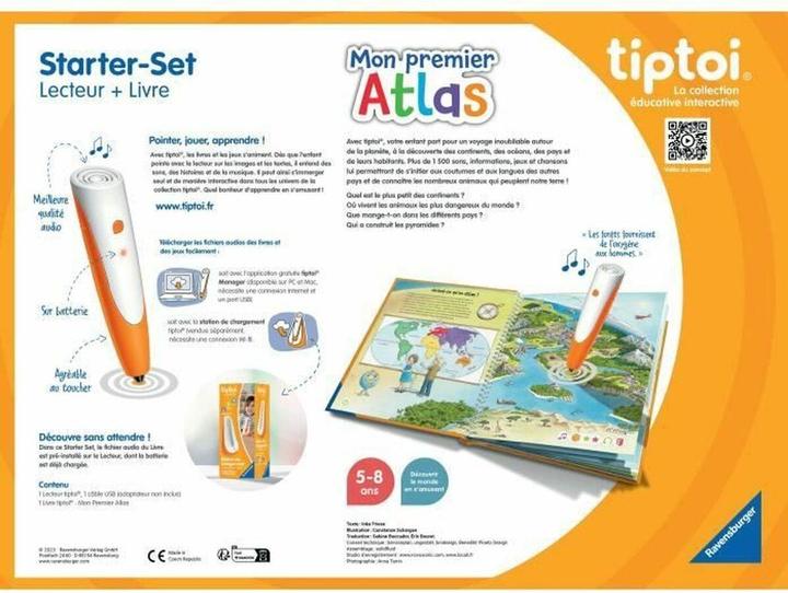Immagine prodotto tiptoi Coffret Mon premier Atlas (Francese, 5 - 8 anni)
