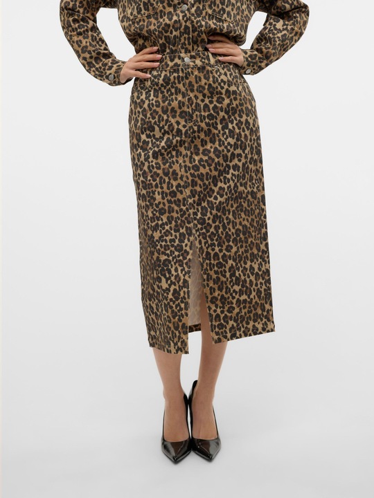 Produktbild Vero Moda VMVERI Hohe Taille Langer Rock Kunstlederrock (XS)