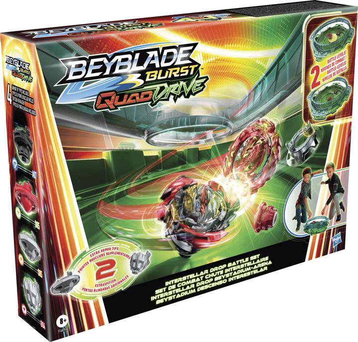 Immagine prodotto Hasbro Beyblade Burst QuadDrive Interstellar Drop Battle Set (Multilingue)