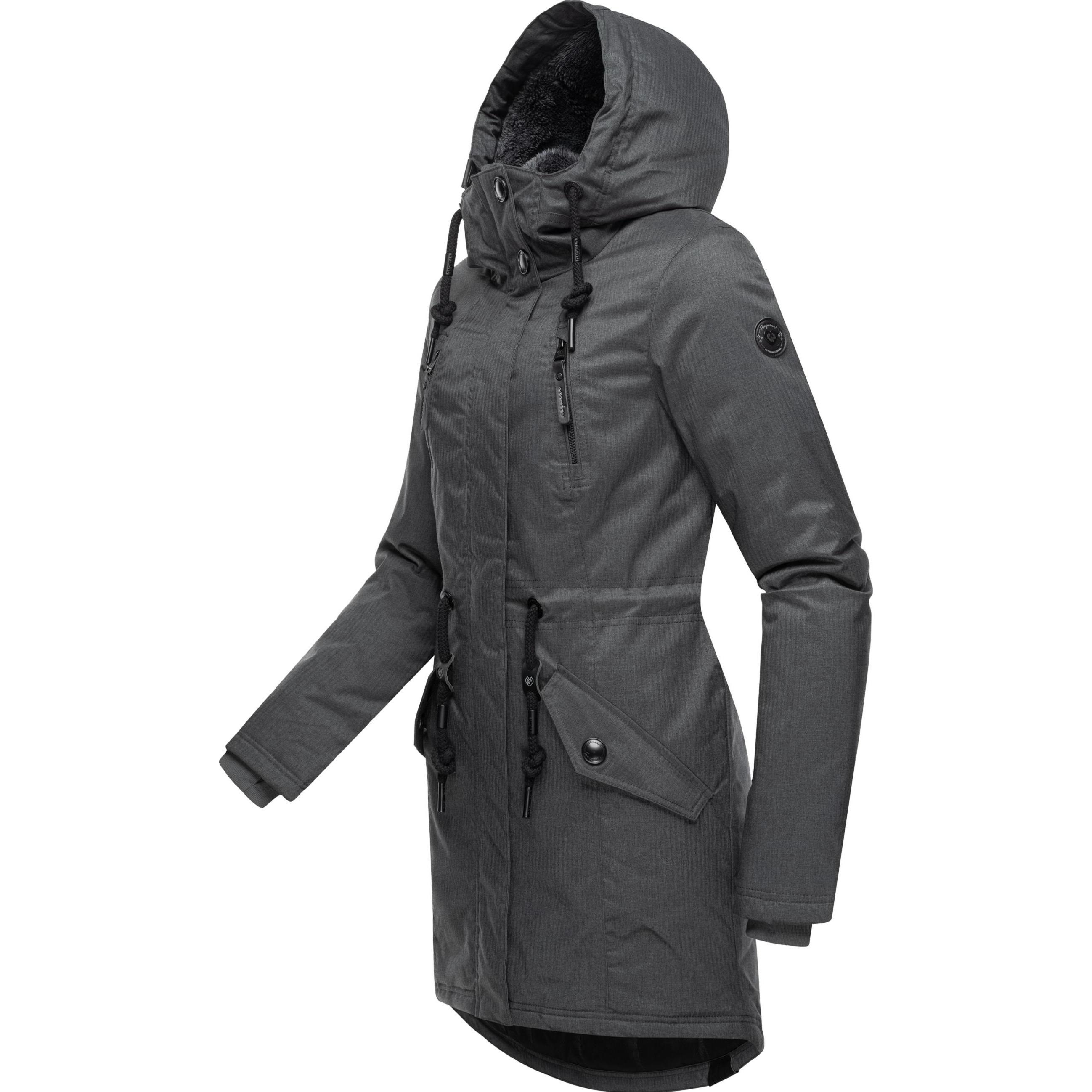 Thumbnail - Ragwear, Damen, Jacke, Elsie Melange (XS), Schwarz, XS