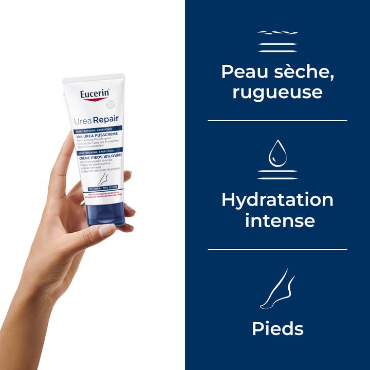 Image du produit Eucerin Urée réparatrice 10% (Crème et gel pour les pieds, 100 ml)