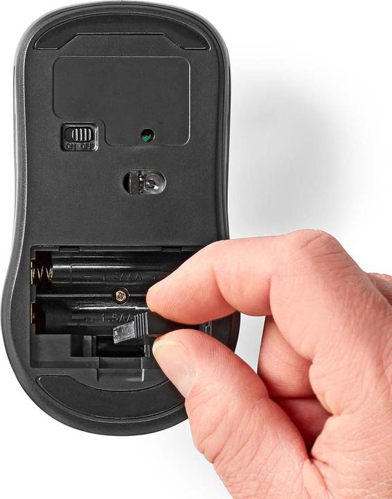 Produktbild Nedis Mouse Drahtlos 800 / 1200 / 1600 DPI Einstellbar DPI Anzahl Knöpfe: 4 Beidhändig (Kabellos)