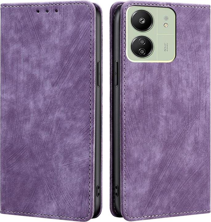 Produktbild Cover-Discount Xiaomi Poco C65 / Redmi 13C - Flip Case RFID violett (Xiaomi Poco C65)