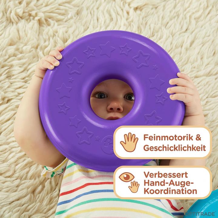 Image du produit Fisher-Price Grande pyramide d'anneaux de couleur