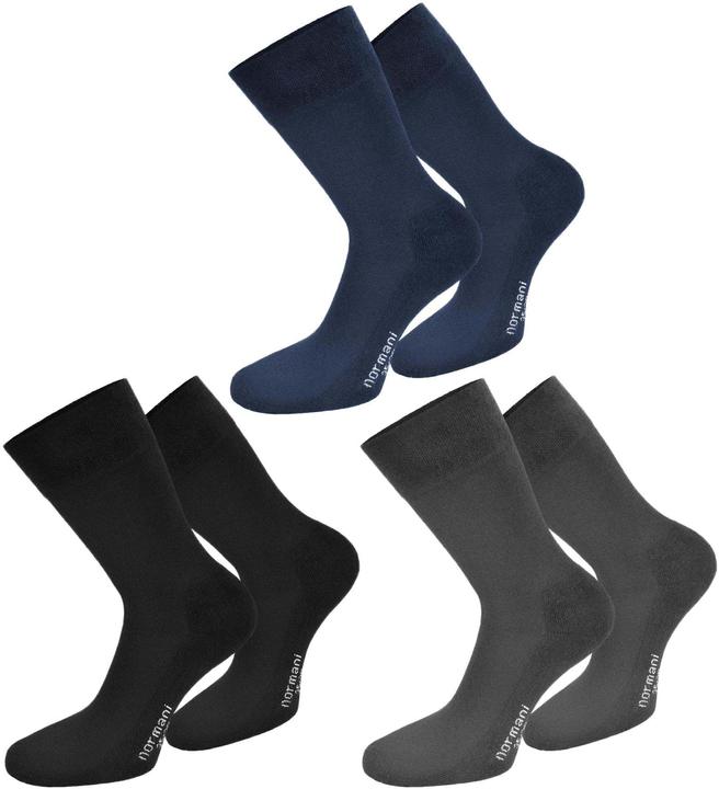 Actual product image Normani 6 pairs of comfort socks with soft edge and terry sole (pack of 6, 35 - 38)