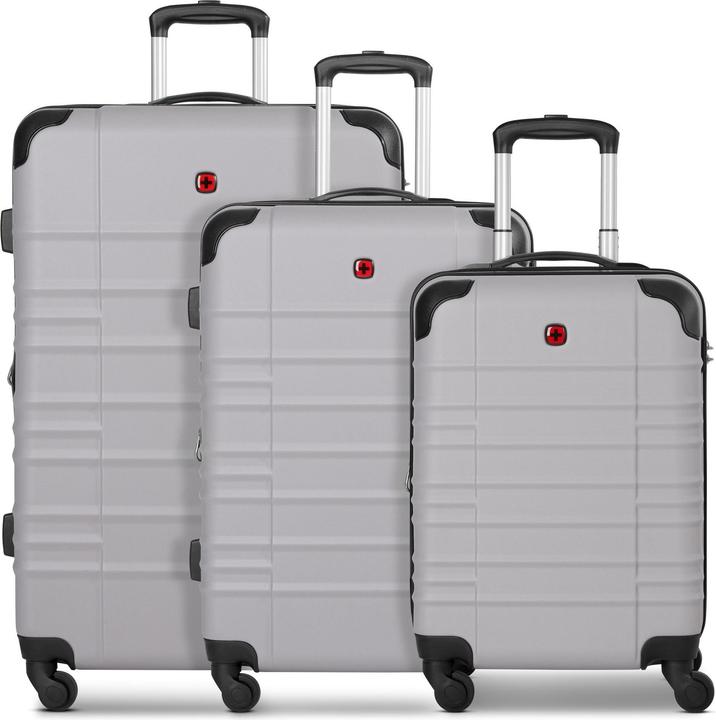 Actual product image Wenger Amplar Evo 4 Rollen Kofferset 3-teilig mit Dehnfalte (214 l)