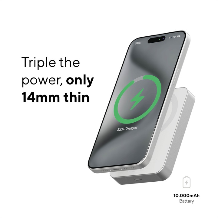 Immagine prodotto LINQ Connects Pro Charge Magnetic (10000 mAh, 18 W, 37 Wh)