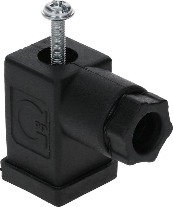 Produktbild Kalitec 5 Stück Ventilstecker Bauform C schwarz 4 polig I Kontaktfläche 15,5 x 15,5 mm² I PG7 I Kont