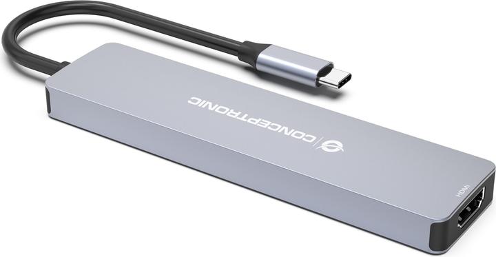 Produktbild Conceptronic Dock USB-C (USB-C, 7 Ports)