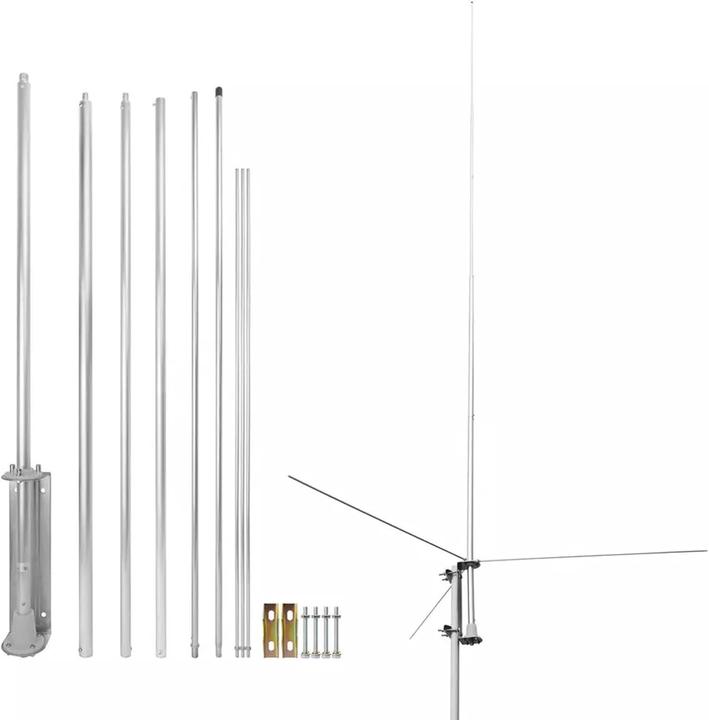 Productafbeelding PNI Basisantenne DBA27, 26-28 MHz, 620 cm, aansluiting SO-239, 5 elementen, voor gebouwen