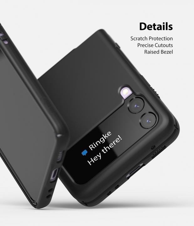 Actual product image Ringke Slim Case Cover for Samsung Galaxy Z Fold 3 5G Matte Clear Universal (Samsung Galaxy Z Flip3)