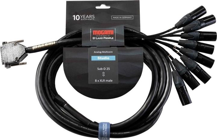 Mogami D-Sub25 – 8x XLR (1 m, Multicore Kabel)