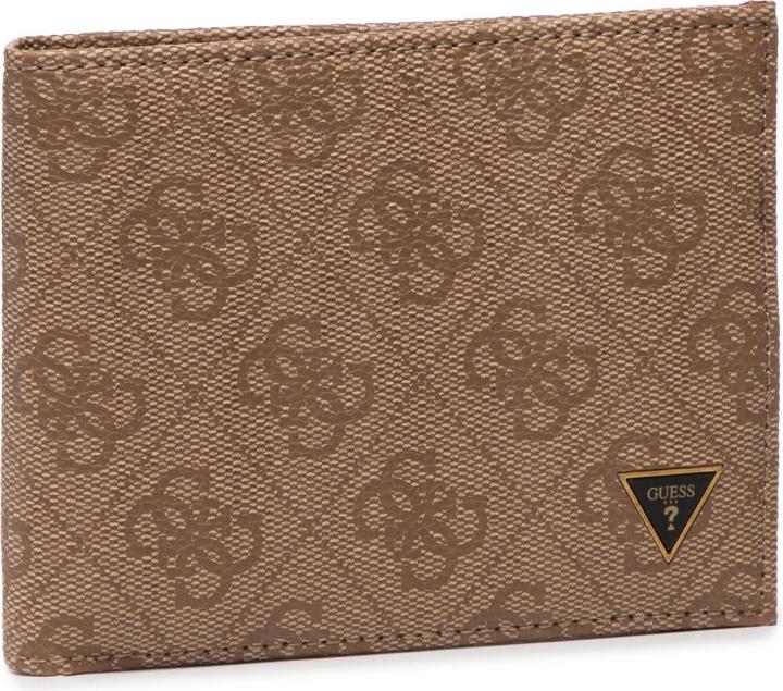 Immagine prodotto Guess Vezzola, Portafoglio in tessuto, Portafoglio piccolo, SMVZLALEA20, Marrone, Uomo