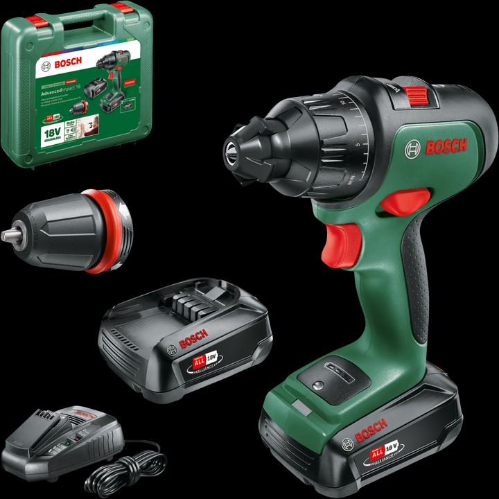 Actual product image Bosch Home & Garden AdvancedImpact 18 (Rechargeable battery operated)