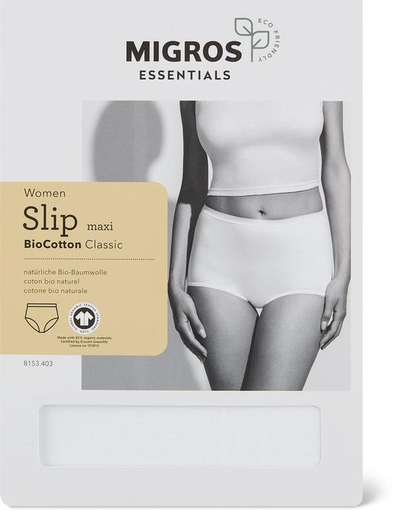 Produktbild Migros Essentials Damen Slip Maxi (M, Einzelpack)