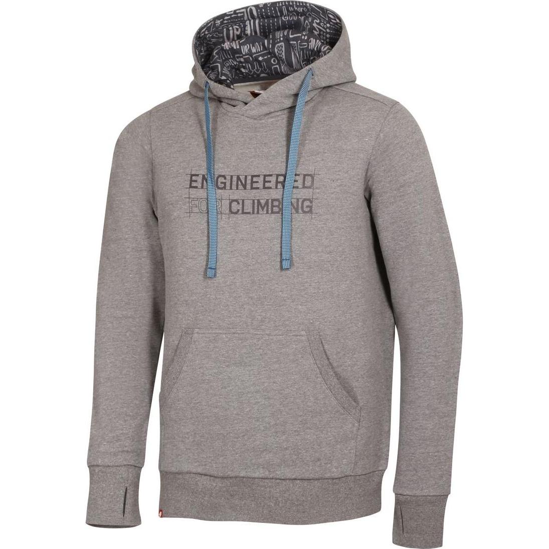 Ocun, Herren, Pullover, Hoodie Men, Grau, (XL)