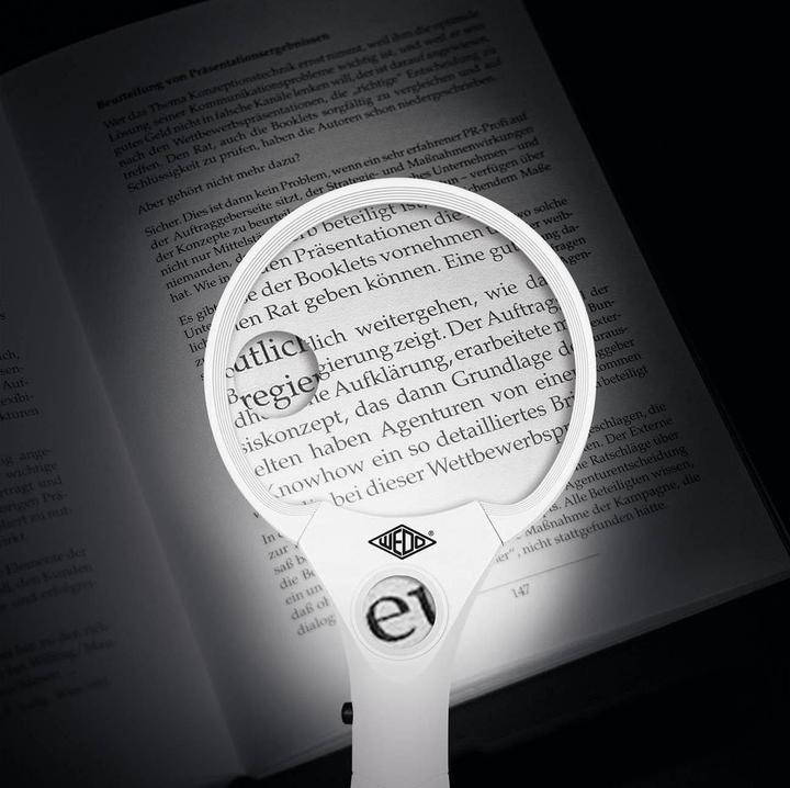Actual product image Wedo Profile magnifier with 3 LEDs