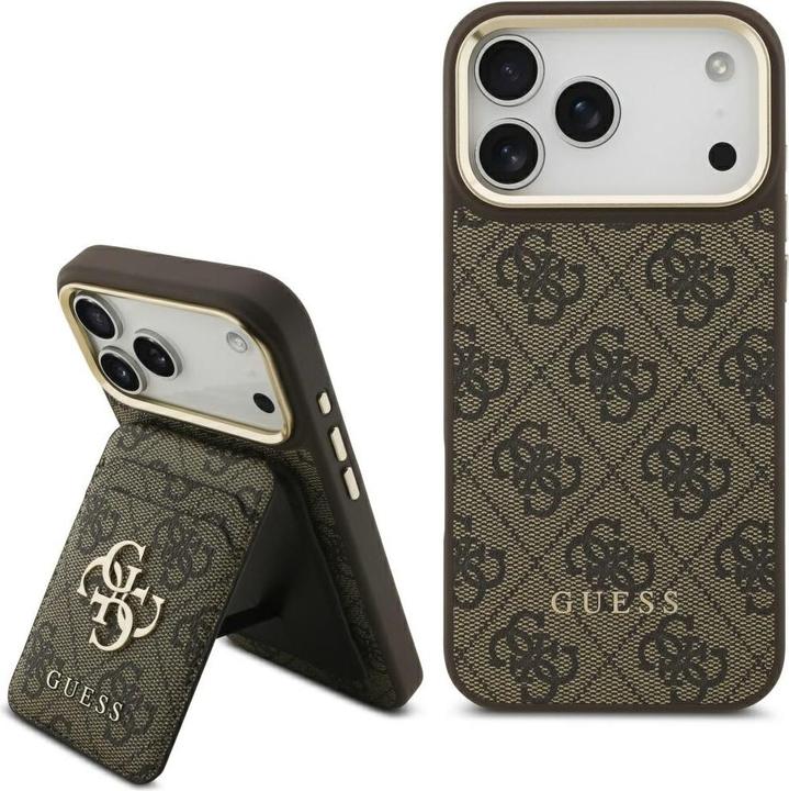 Produktbild Guess - Cardslot 4G MagSafe (GUBPHCP17XP4SM4MCW) - iPhone 17 Pro Max - Brown (Apple iPhone 17 Pro Max)