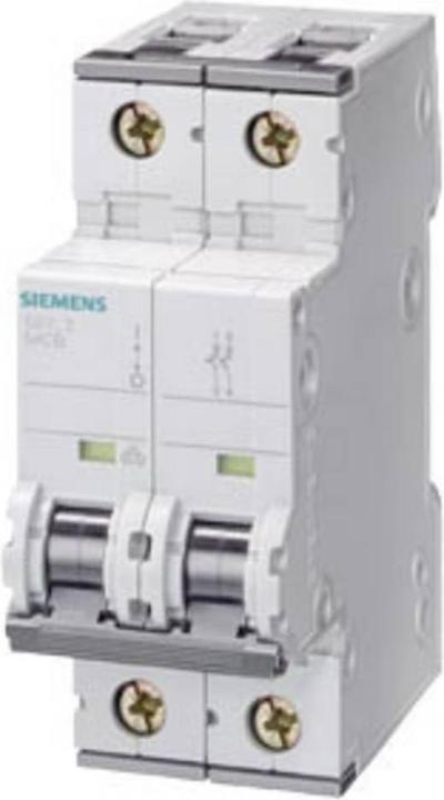 Actual product image Siemens SIEM 5SY5203-7 Miniature circuit breaker C 3A 2p