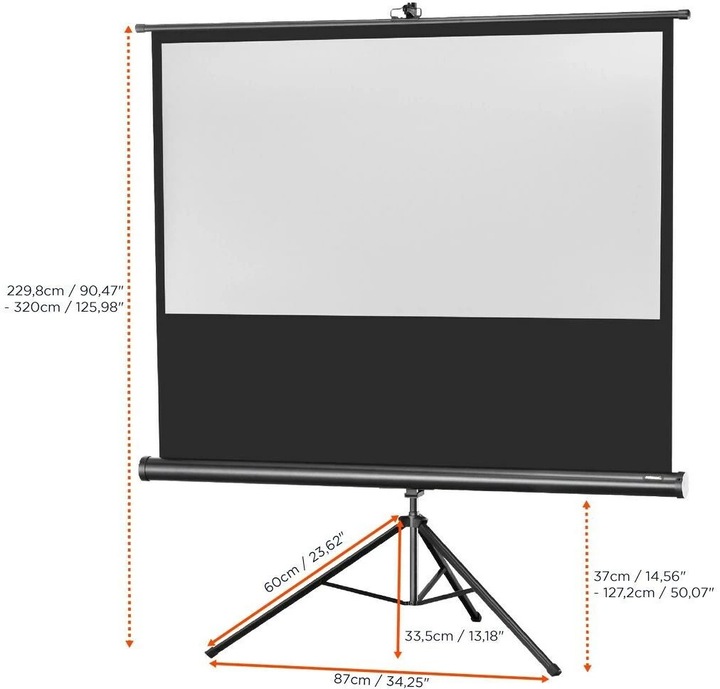 Actual product image Celexon Eco tripod, screen, 16:9 (110.24", 16:9)