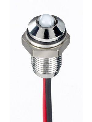 Produktbild RS PRO 6mm prom IP67 sealed chrome LED,wht 20mA