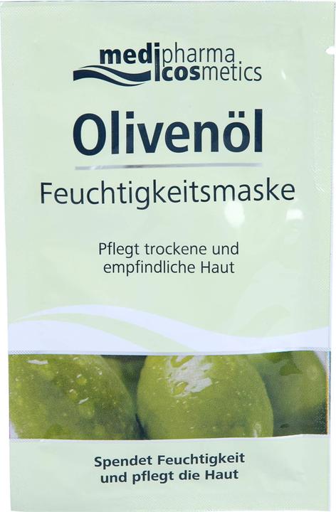 Immagine prodotto Medipharma cosmetici Maschera idratante all'olio d'oliva per pelli secche e sensibili, 15 ml Viso (15 ml)