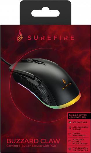 Actual product image SureFire Buzzard Claw Gam.Mouse (Cable)