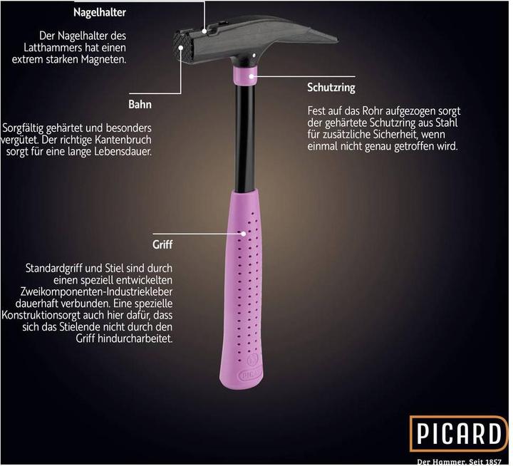 Produktbild Picard Latthammer PINK Edition Nr. 626M - Glatt (760 g)