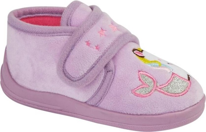 Actual product image Universal Textiles Girls Slippers Mystique Unicorn (28)
