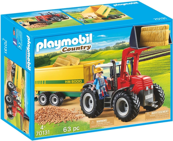 Produktbild Playmobil Riesentraktor mit Anhänger (70131, Playmobil Country)