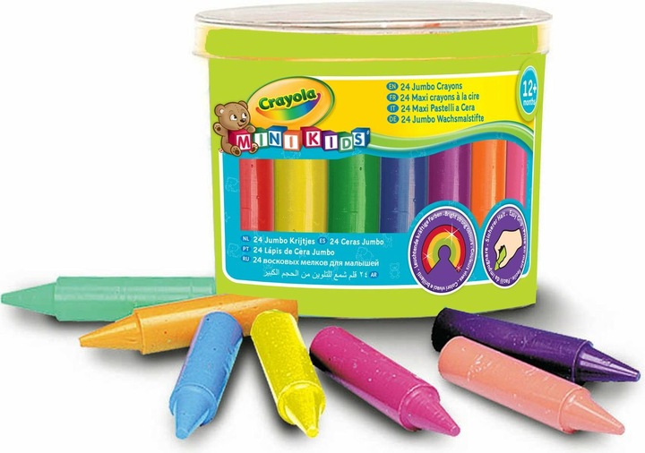 Produktbild Crayola Mini Kids - Dick Wachsmalstifte (Multifarben, 24 x)