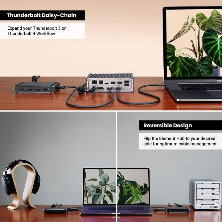 Produktbild CalDigit Thunderbolt 4 Element (Thunderbolt, 8 Ports)