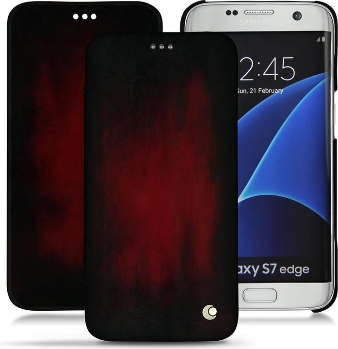 Actual product image Noreve Leather case horizontal (Samsung Galaxy S7 Edge)