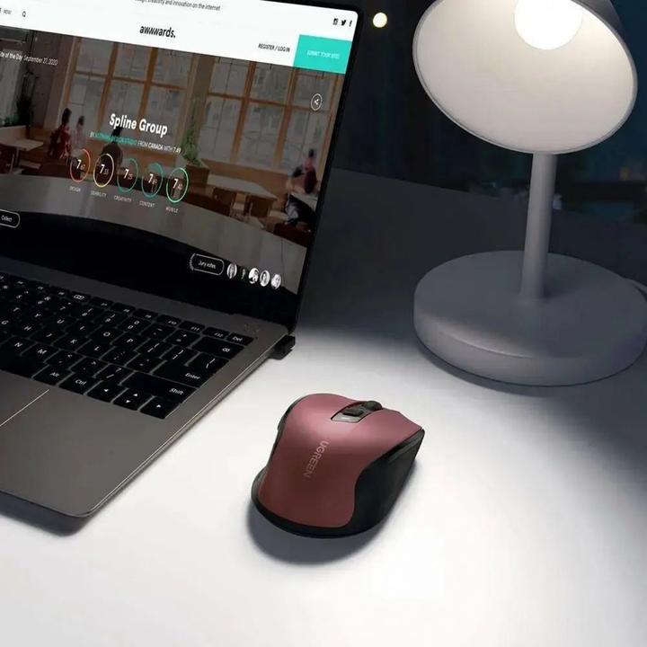 Immagine prodotto Ugreen Mysz Bezprzewodowa mysz MU006 2.4 GHz + Bluetooth 5.0 (czerwona) (Senza fili)