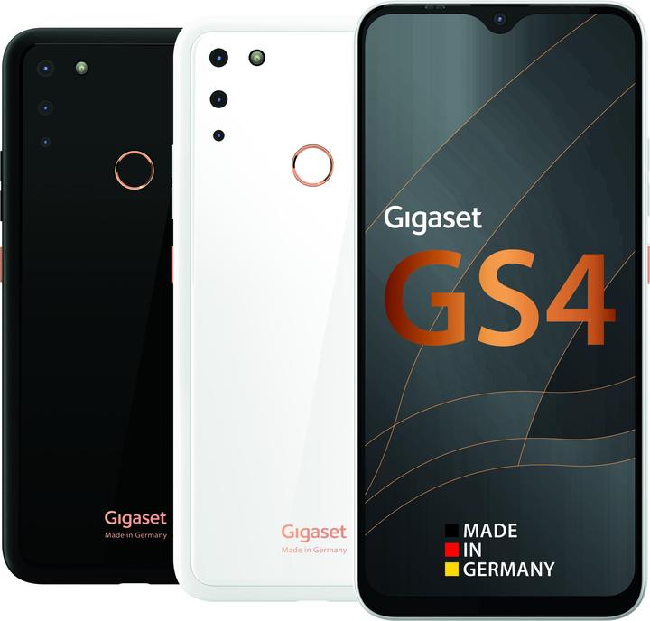 Produktbild Gigaset GS4 (64 GB, Deep Black, 6.30", Dual SIM + SD, 4G)