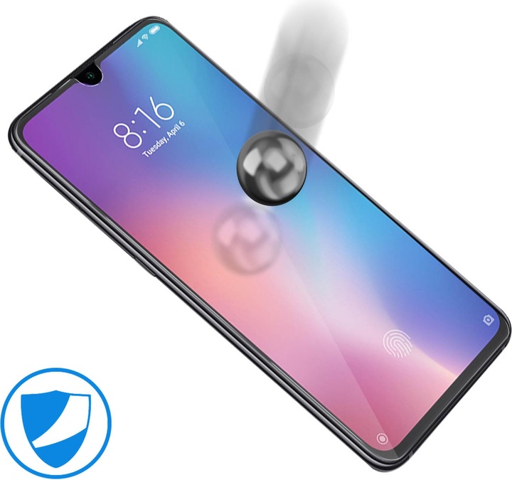 Produktbild Avizar Kristallklare Folie, Glas-Displayschutz (1 Stück, Xiaomi Mi 9 SE)