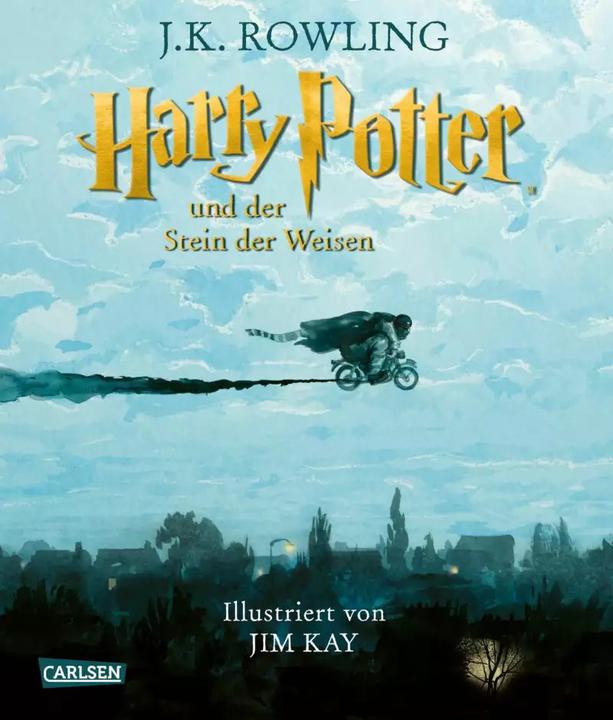 Image du produit Harry Potter et la pierre philosophale (édition illustrée en couleur) (Harry Potter 1) (Allemand, Jim Kay., J.K. Rowling, 2020)