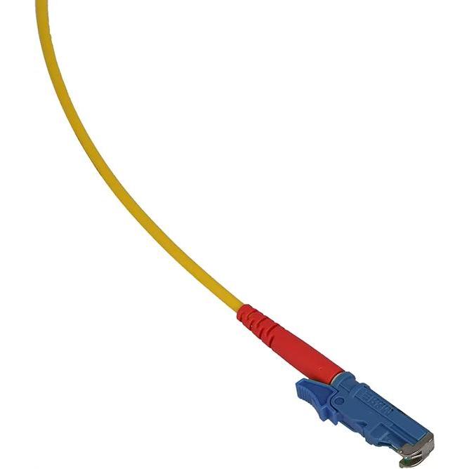 Thumbnail - BlueOptics LWL Faserpigtail, mehrfarbig, 12x, 1 Meter, E2000/APC, G.657.A1 Singlemode, Transceiver, Gelb