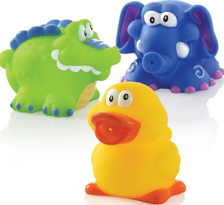 Produktbild Nuby Tiere (Krokodil, Ente, Elefant)