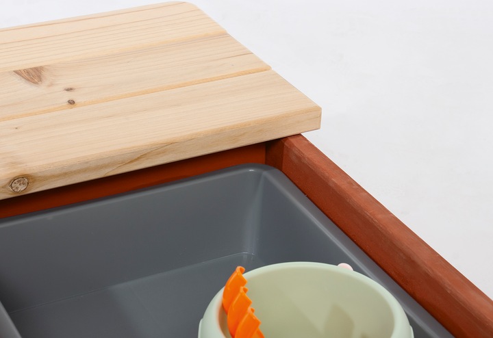 Actual product image Pinolino Sandkasten „Hedda”, rot/natur