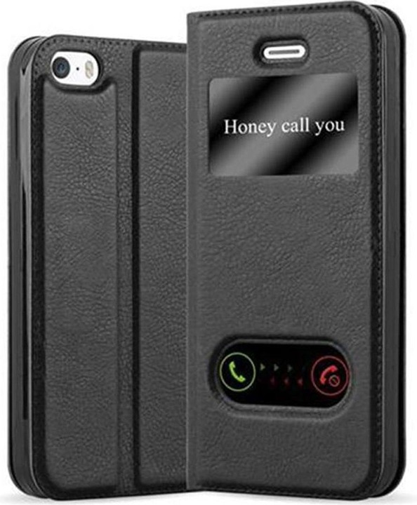Produktbild Cadorabo Book mit View Doppelfenster Cover (Apple iPhone 5)