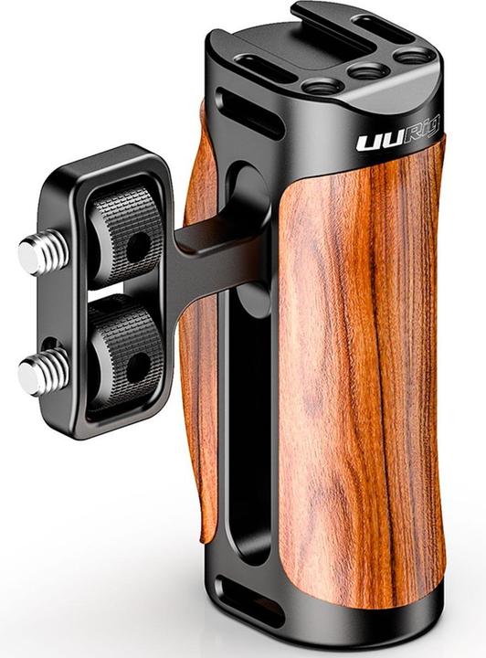 Actual product image Ulanzi Universal Wooden Side Handle Handle Grip Holder (Mounting bracket)