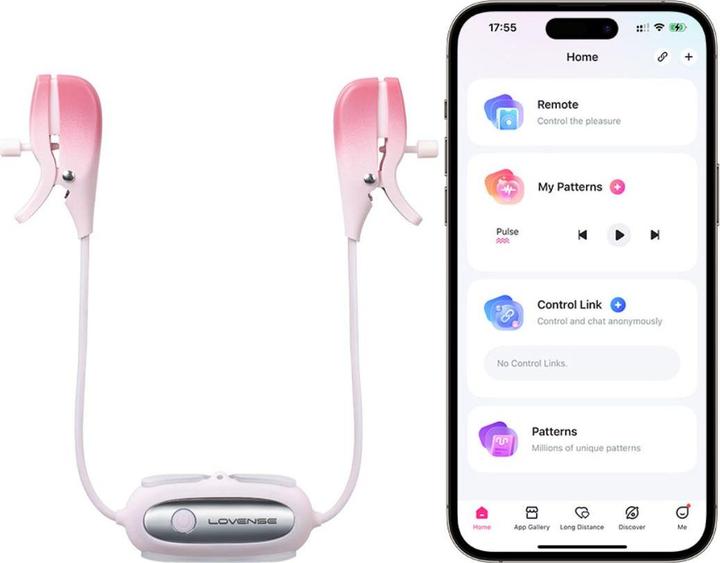 Produktbild Lovense Gemini Nipple Clamps