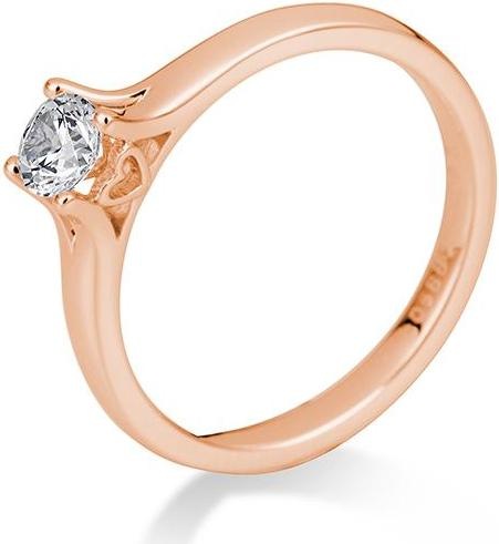 Actual product image Breuning 4 prong set from 0.40 ct. (54, 585/14 K Gold)
