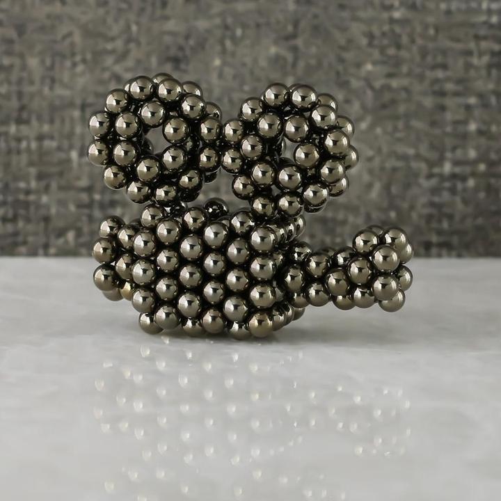 Actual product image Neoballs Sphere Magnets Gun-Metal