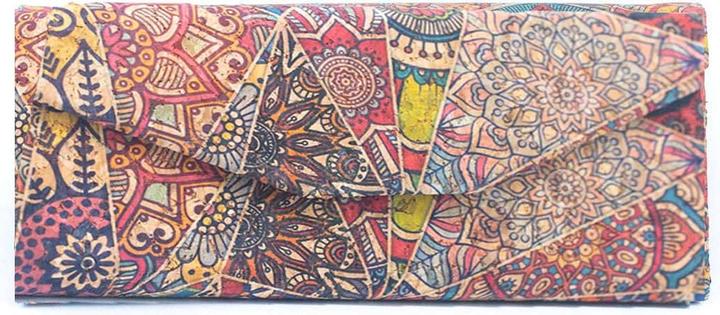 Actual product image MB Cork Spectacle case "Mandala Patch"