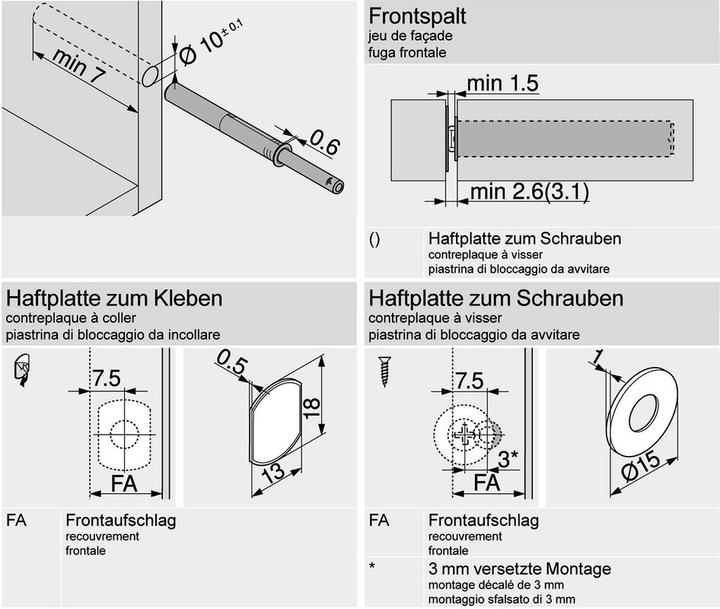 Produktbild Blum Tip On
