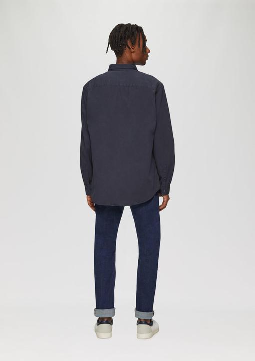 Immagine prodotto s.Oliver Hemd Regular Fit: Twillhemd mit Logostickerei (S)